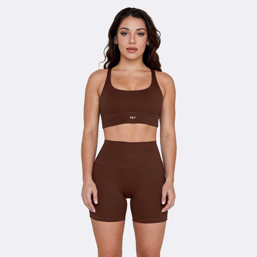 Set Active Luxform Bike Shorts in Cocoa – Size S